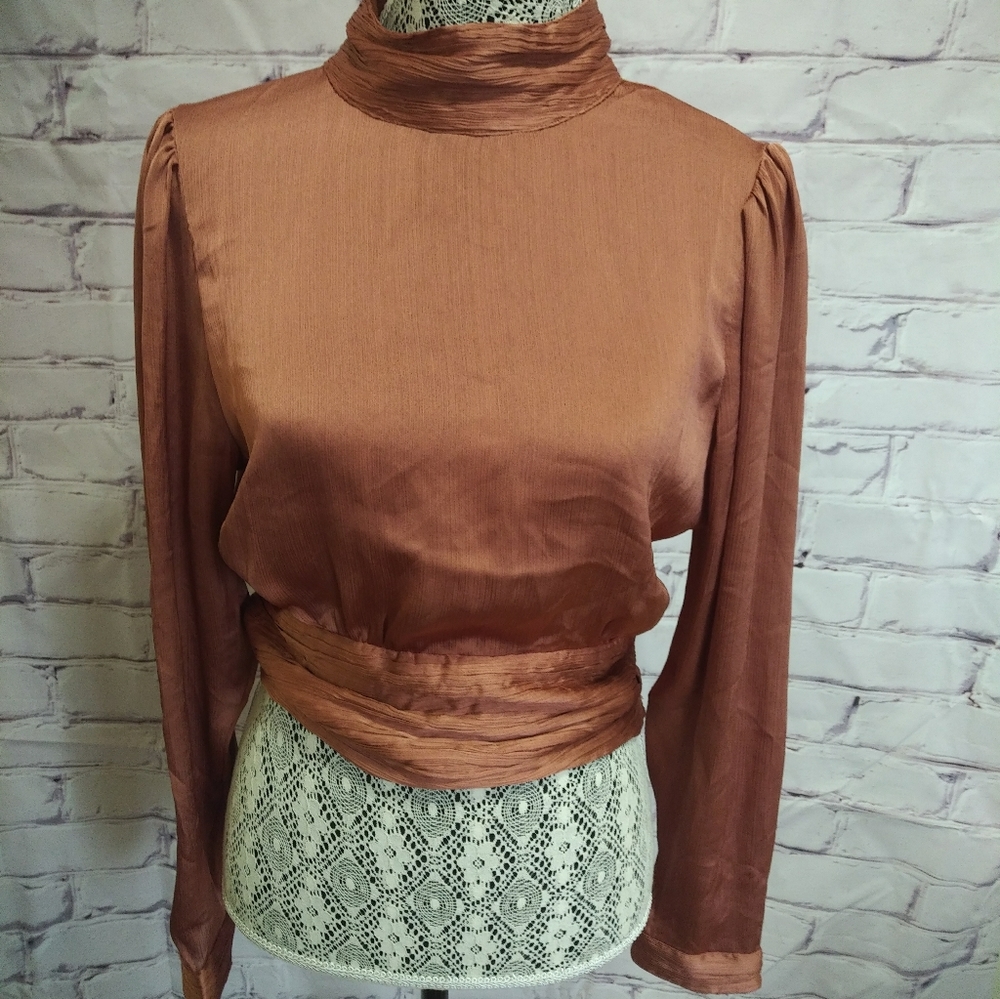 Open Back Blouse